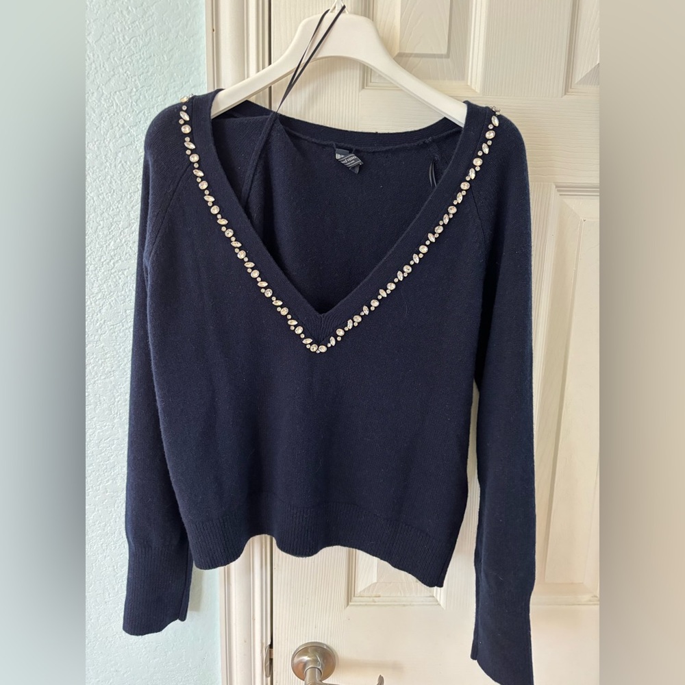 New vineyard vines sweater navy small reversible